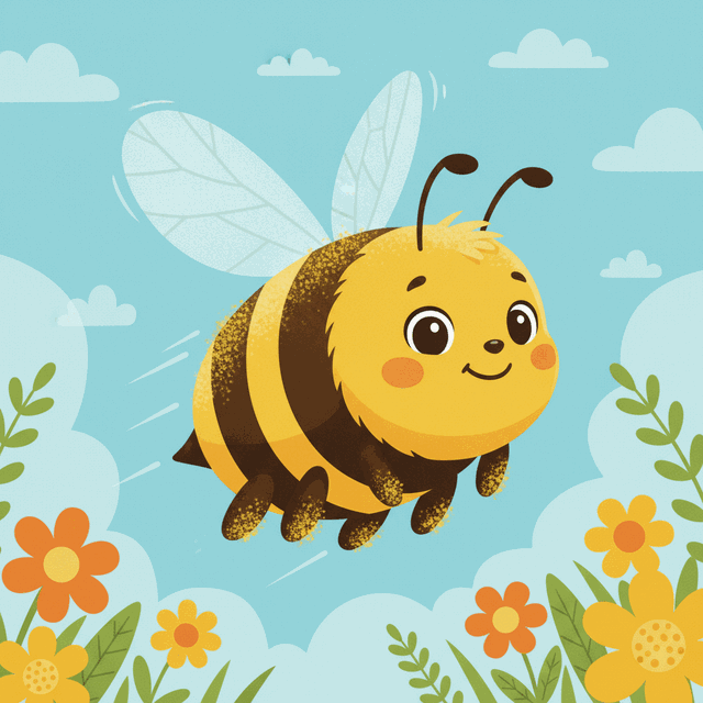 Bee learning card